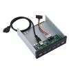 Wisoqu Front Panel, 19 Pin to 4 * USB3.0 + 2 * USB2.0 6 Interface Metal Front Panel USB Hub view 2