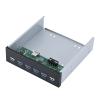 Wisoqu Front Panel, 19 Pin to 4 * USB3.0 + 2 * USB2.0 6 Interface Metal Front Panel USB Hub view 4