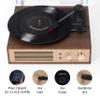 Crosley CR6045A-WA Miles 3-Speed Bluetooth in/Out Record Player Turntable with Built-in Speakers, Walnut view 2