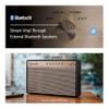 Crosley CR6045A-WA Miles 3-Speed Bluetooth in/Out Record Player Turntable with Built-in Speakers, Walnut view 4