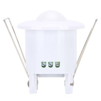 360 Recessed Automatic Infrared PIR Motion with Time Delay Input Voltage 100-240V, for Ceiling Light, Sensing Distance 5-8m