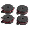 Electronic Buzzer Alarm Sounder, 4Pcs Alarm Buzzer HighDecibel Electronic Continuous Sound Beep for DIY Project view 1
