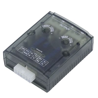 4 Channel Car Stereo Speak Delay High to Low Converter 12V Amplifier CD Player Adapter