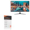 BoxWave Screen Protector Compatible with Jhcztrk PC Gaming Monitor (24 in) - ClearTouch Anti-Glare ToughShield 9H (2-Pack), Anti-Glare 9H Tough Flexible Film Screen Protector view 1