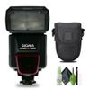 Sigma EF 500 Super Flash ETTL SLR Cameras + Cleaning Kit + Soft CASE-XSmall (Small Point N Shoot E.G. G7X, G9X, SX 720 ETC) view 1