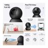 Tapo 1080P Indoor Pan/Tilt Wired Security Camera - Works as a Baby & Pet Monitor, Motion Detection, 2-Way Audio, Siren, Night Vision, Subscription-Free Local Storage or Optional Cloud, Black, C201 view 2