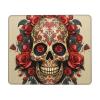 Mousepad Small MouseMat with Anti-Slip Rubber Base Red Rose Sugar Skull MousePads for Man Woman Computer Mousepad for Wireless Mouses Keyboard Mat Gaming Desk Pad for Home 8.3 x 10.3 in view 1