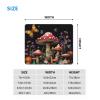Mousepad Small MouseMat with Anti-Slip Rubber Base Mushrooms and Butterflies MousePads for Man Woman Computer Mousepad for Wireless Mouses Keyboard Mat Gaming Desk Pad for Home 8.3 x 10.3 in view 2