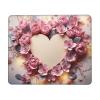 Mousepad Small MouseMat with Anti-Slip Rubber Base Card Heart Shape Flowers MousePads for Man Woman Computer Mousepad for Wireless Mouses Keyboard Mat Gaming Desk Pad for Home 7.9 x 9.5 in view 1