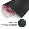 Mousepad Small MouseMat with Anti-Slip Rubber Base Card Heart Shape Flowers MousePads for Man Woman Computer Mousepad for Wireless Mouses Keyboard Mat Gaming Desk Pad for Home 7.9 x 9.5 in view 3