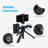JJC Extendable Mini Tripod Selfie Stick & Tripod Mount Adapter for DSLR Camera Sony ZV-1 ZV1 ZV-1F ZV1F ZV-E10 RX100 VII & Action Camera GoPro Hero 12 11 10 9, DJI Osmo Action, Insta360 Ace Pro & More view 4