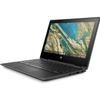 HP Chromebook x360 2-in-1 G3 Eductation Edition 11.6-inch HD IPS Touchscreen Laptop Computer Intel Celeron N4020 Intel UHD Graphics 4GB LPDDR4x RAM 32GB eMMC WiFi Bluetooth Chrome OS Black (Renewed) view 2