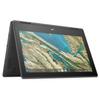 HP Chromebook x360 2-in-1 G3 Eductation Edition 11.6-inch HD IPS Touchscreen Laptop Computer Intel Celeron N4020 Intel UHD Graphics 4GB LPDDR4x RAM 32GB eMMC WiFi Bluetooth Chrome OS Black (Renewed) view 4