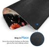 Mousepad Small MouseMat with Anti-Slip Rubber Base Images of Cats and Flowers MousePads for Man Woman Computer Mousepad for Wireless Mouses Keyboard Mat Gaming Desk Pad for Home 7 x 8.6 in view 3