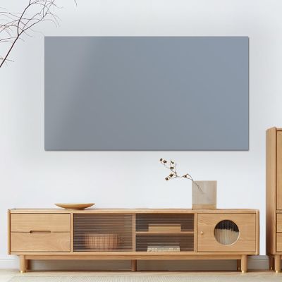 60~133" Anti-Light Projection Screen, White Color Projector Curtain Easy Hanging 16:9 HD Projector Screen, for Home Theater Cinema Indoor Outdoor Front and Rear Projection(130 Inch)