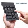 flexman Number Keypad, 18 Keys Number Pad 2.4Ghz Portable Numeric Keypad 1200 DPI Responsive Mouse for Laptop PC Desktop Notebook Home Office Travel view 3