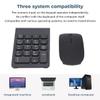 flexman Number Keypad, 18 Keys Number Pad 2.4Ghz Portable Numeric Keypad 1200 DPI Responsive Mouse for Laptop PC Desktop Notebook Home Office Travel view 4