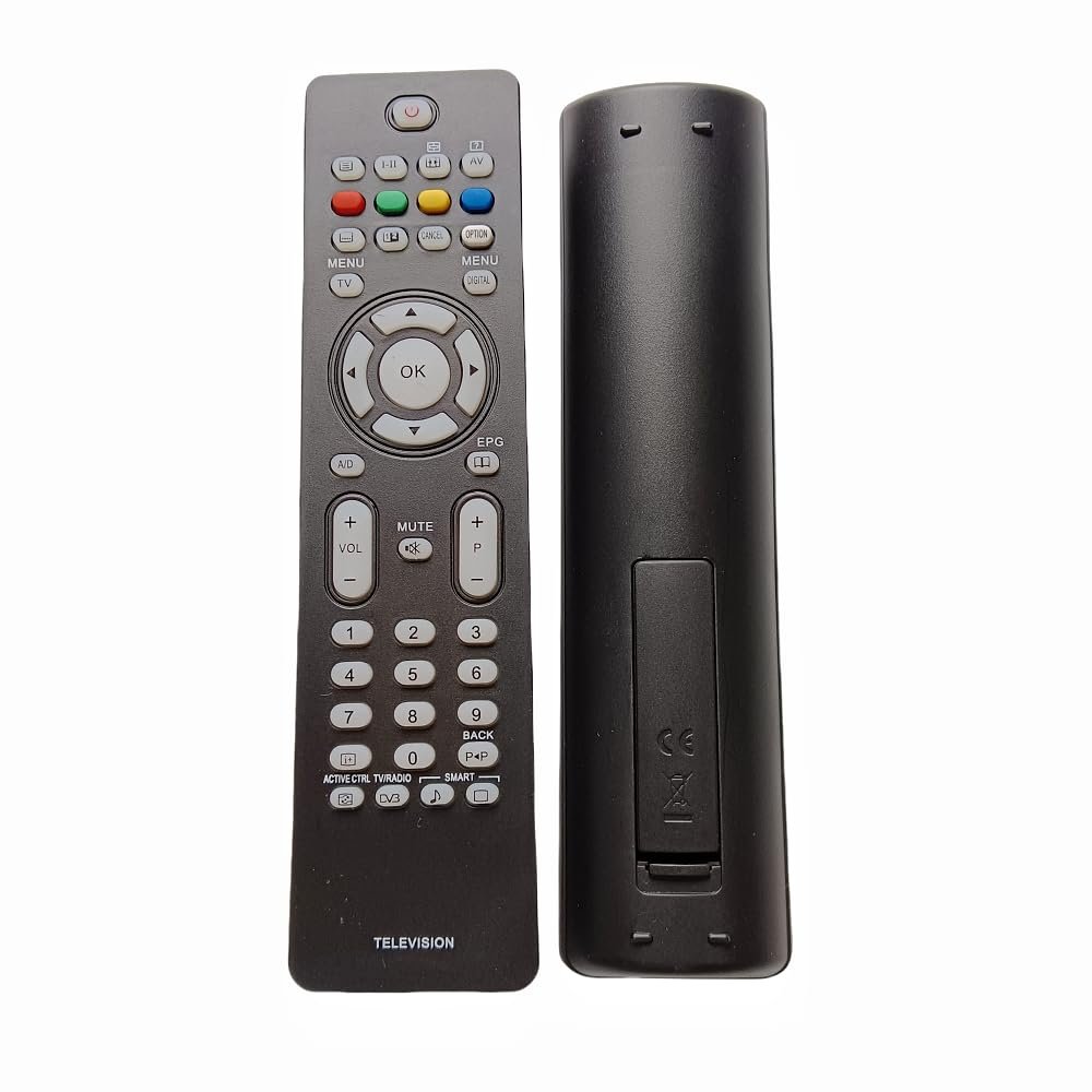New Remote Control for Philips 52PFL7422D 52PFL7422D/37 32HF7544D 32HF7544D/27 42HF7544D 37HF7544D 37HF7544D/27 32PF5320/28 47PFL5432D/37 32PFL7762D/12 32PFL7772D/12 32PFL7962D/12 Smart HDTV TV