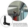Rotatable Angle Adapter for Threaded Extension Pole, Plastic Black view 3