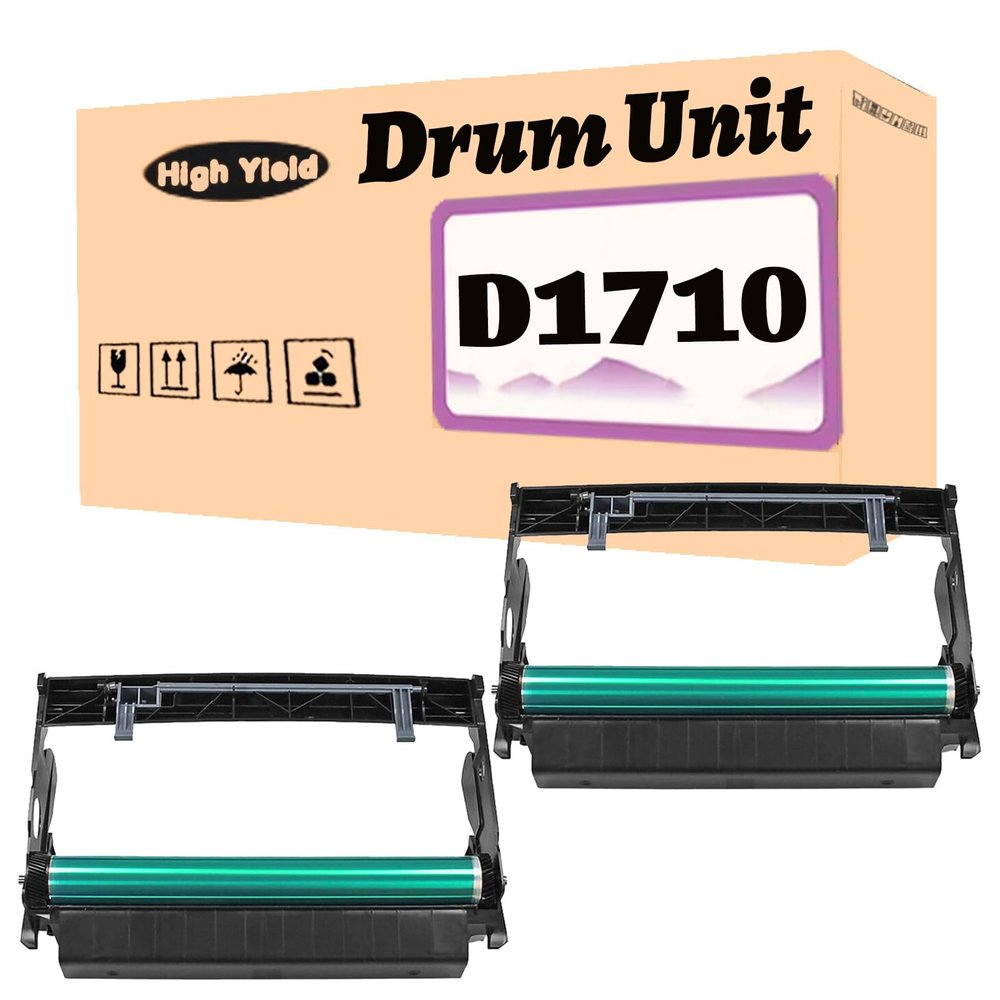 Compatible 310-5404 310-7021 310-7042 593-10105 592-10544 D1710 Imaging Drum Unit for Dell 1700 1700n 1710 1710n IMB 1412 1512 High Page Yield 2-Pack