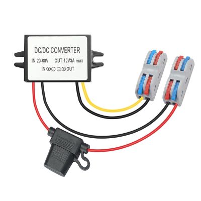 YUNKOZAND Antihypertensive converter 20v - 60v to 12v 3a 36w, antihypertensive 20-60v to 12v DC/DC, with terminals