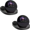 Aokicase Echo Spot Stand, Black, 2 Pieces - Compatible with Amazon Echo Spot Generation, Wall Mount Holder with Integrated Cable Management, No Screws Required view 1