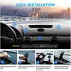 PGNEX Car Magnet Phone Bracket Plastic Car Center Console Stand Phone Holder Universal Navigation(White-Fruit peach5) view 3