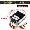 DC DC Stabilizer Converter 9-36V 12V 24V to 12V 1-30A Boost Power Inverter Voltage Regulator for LED(10A Aluminum L) view 2