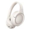 Active Noise Cancelling Headphones with Transparency Mode, 80H Playtime Wireless Over Ear Bluetooth Headphones with ENC Microphone, Deep Bass, Memory Foam Ear Cups, for Travel, Home Office, White view 1