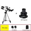 50-100mm Caliber Mount Travel Telescope, Portable Refractor Telescope,Stargazing HD Telescope for Adult Students - Ideal Telescope for Beginners, with Carr view 4