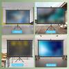 Adjustable Height Tripod Stand Projector Screens, 4:3/16:9 HD Foldable Anti-Crease Projection Screens, Mobile Portable Manual Projection Screens (84inch 4:3 view 2
