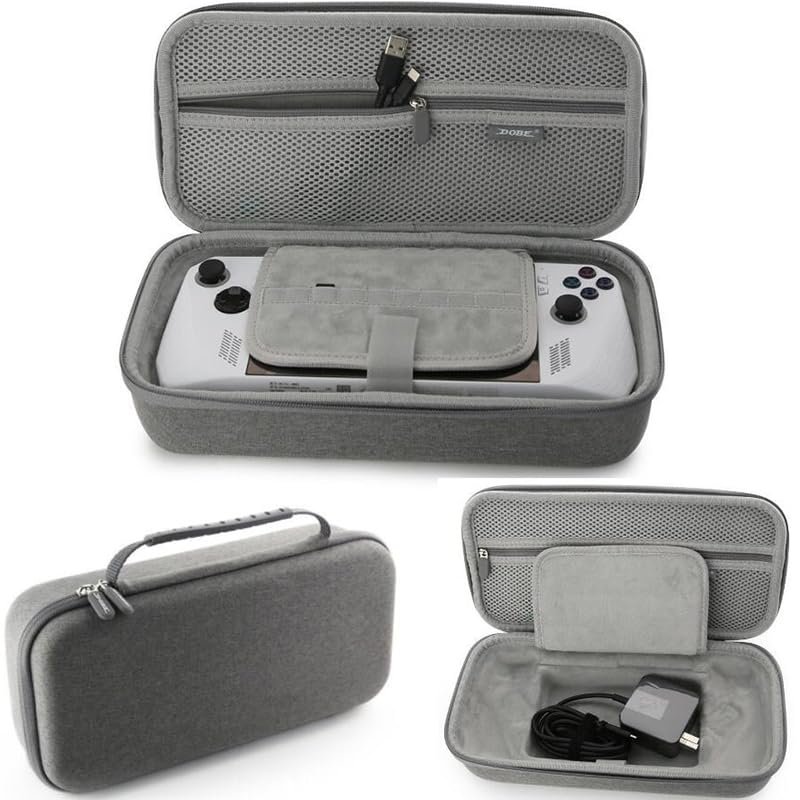 Coyktonty Carrying Case for ASUS ROG Ally X/ROG Ally, Portable Hard Shell Pouch Travel Bag,Portable Travel Handheld Case,Shockproof Protective Carry Bag with Large Capacity