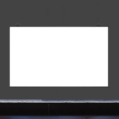 ntumLeap Projector Screen 4:3/16:9 HD Portable Foldable Projector Screen Home Projector Screen Manual Projection Screen, for Home Cinema Indoor and Office Meetings - 178 Wide ANG(60 inch 16: 9