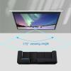 ntumLeap Projector Screen - Manually Retractable Drop-Down Projection Screen 4:3/16:9 HD Portable Projection Screen Wall-Mounted Projection Screen, with Auto-Lock, for Home Theate(100inch 16:9 view 2