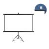 ntumLeap Projector Screen with Stand 4:3/16:9 HD Portable Outdoor Indoor Movie Screen Foldable Tripod Projector Screen Free-Standing Projection Screen, for Home Theater, Gaming, O(84inch 16:9 view 1
