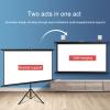ntumLeap Projector Screen with Stand 4:3/16:9 HD Portable Outdoor Indoor Movie Screen Foldable Tripod Projector Screen Free-Standing Projection Screen, for Home Theater, Gaming, O(84inch 16:9 view 3