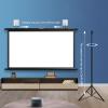 ntumLeap Projector Screen with Stand 4:3/16:9 HD Portable Outdoor Indoor Movie Screen Foldable Tripod Projector Screen Free-Standing Projection Screen, for Home Theater, Gaming, O(84inch 16:9 view 4