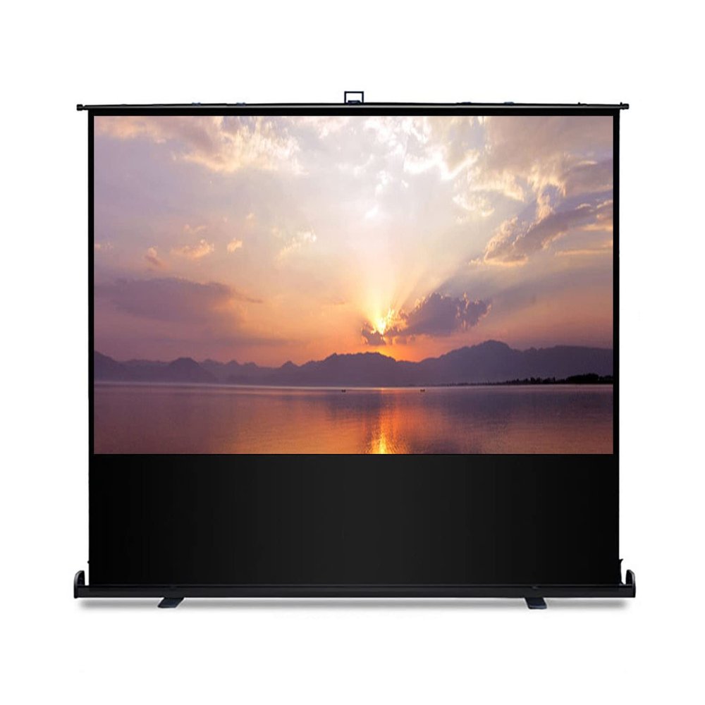 ntumLeap Free-Standing Manual Projection Screen Desktop Portable Projection Screen, 4:3/16:9/16:10 HD Mobile Projection Screen, 160 Wide Angle, Adjustable Screen Height (60 inch 16: 9