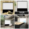 ntumLeap Free-Standing Manual Projection Screen Desktop Portable Projection Screen, 4:3/16:9/16:10 HD Mobile Projection Screen, 160 Wide Angle, Adjustable Screen Height (60 inch 16: 9 view 2