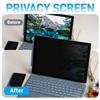 RVAPU Privacy Screen for Microsoft Surface Laptop Go 12.4 inch Protector Fully Removable Anti Spy Anti Glare Blue Light Filter Reusable Anti Peek Laptop Privacy Screen view 2