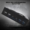 Front Panel USB Hubs, 2 Port USB 3.0 and USB 2.0 Hub Expansion Board, Audio Extension Front Panel for Multimedia Editing view 4