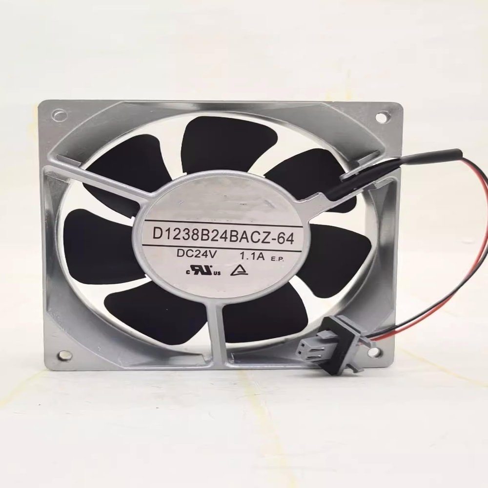CAXFRTE for D1238B24BACZ-64 DC24V 1.1A 12038 Inverter Cooling Fan, black