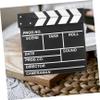 VICASKY Movie Directors Clapboard Wooden Film Board for Photography Action Scene Cut Prop for Boys and Girls Educational Tool and Movie Black view 3