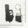 USB Flash Pen Drive Cartoon Cute Pendrive Data Storage Thumb Memory Stick Funny Gift with USB Converter Adapter Gun Shape Revolver 4GB view 3