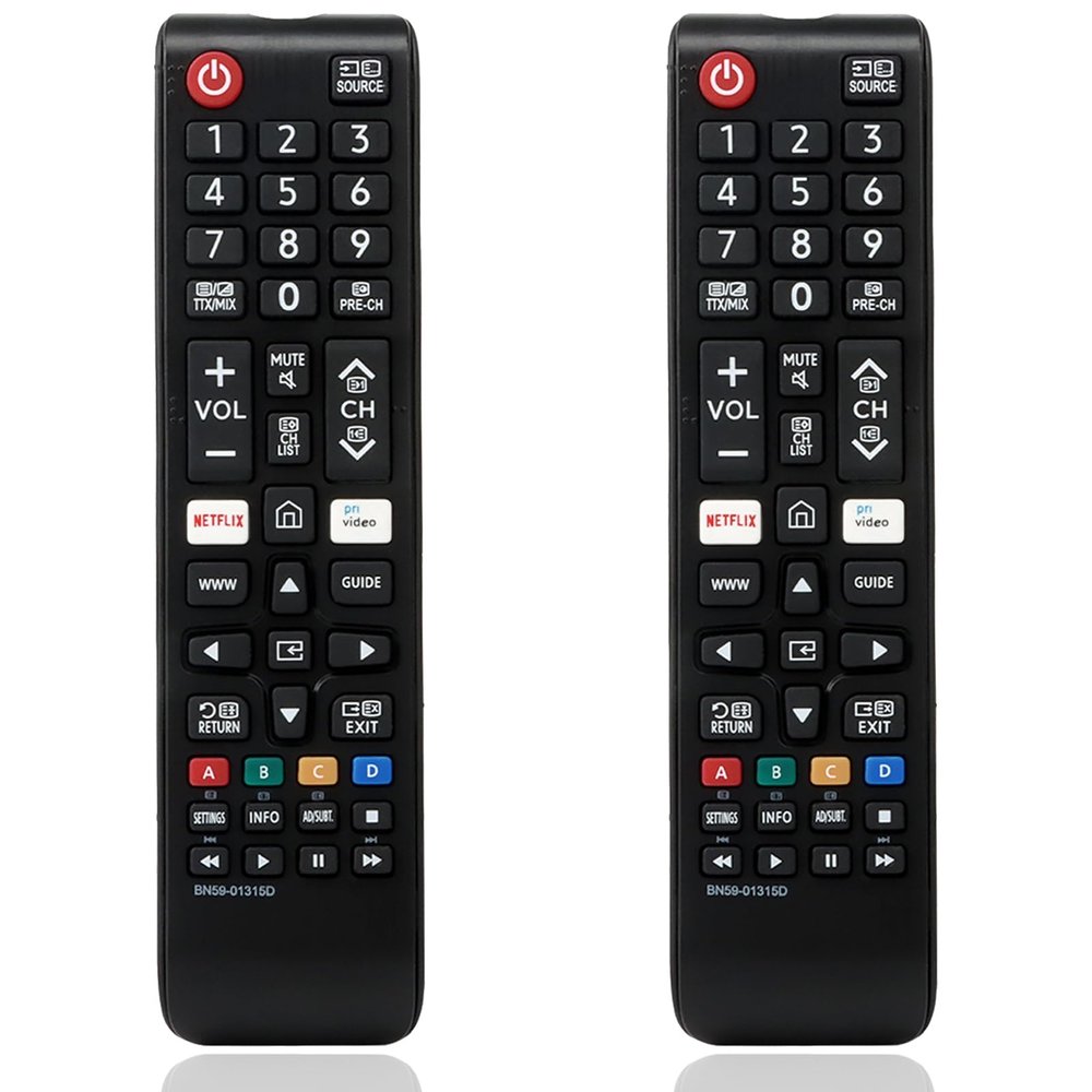 2 Pack BN59-01315D Remote Control Replacement for Samsung Smart TV, BN59-01315D for Samsung LED LCD UHD ULTAR 4K Smart TV