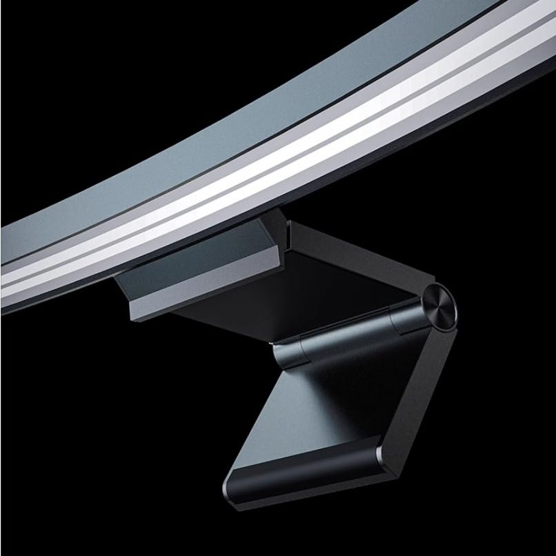 Computer Curved Screen Mount Lamp RGB Sound Pickup Anti Blue Light Computer Eye Light (D010-1 Curved Screen/Touch Screen)