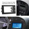2Din Radio Frame Stereo Radio Fascia DVD Audio Navigation Panel Frame Car Stereo Radio Dash Kit Bezel for Saab 9-5 1998+ 8in Screen view 2