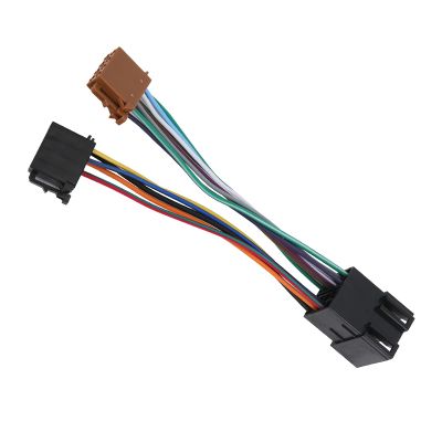 Car Stereo Radio Stereo Connector Male Female Radio 2Pcs Car Stereo Radio ISO Wiring Harness Adaptor for Peugeot 106 206 306 307 405 406 607