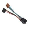 Car Stereo Radio Stereo Connector Male Female Radio 2Pcs Car Stereo Radio ISO Wiring Harness Adaptor for Peugeot 106 206 306 307 405 406 607 view 1