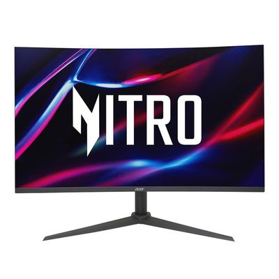acer Nitro 31.5" WQHD (2560 x 1440) 1500R Curved Widescreen VA Display Monitor XZ322QU ZeroFrame AMD FreeSync Premium - 180Hz DP, 1ms Response Time, HDMI Cable Included